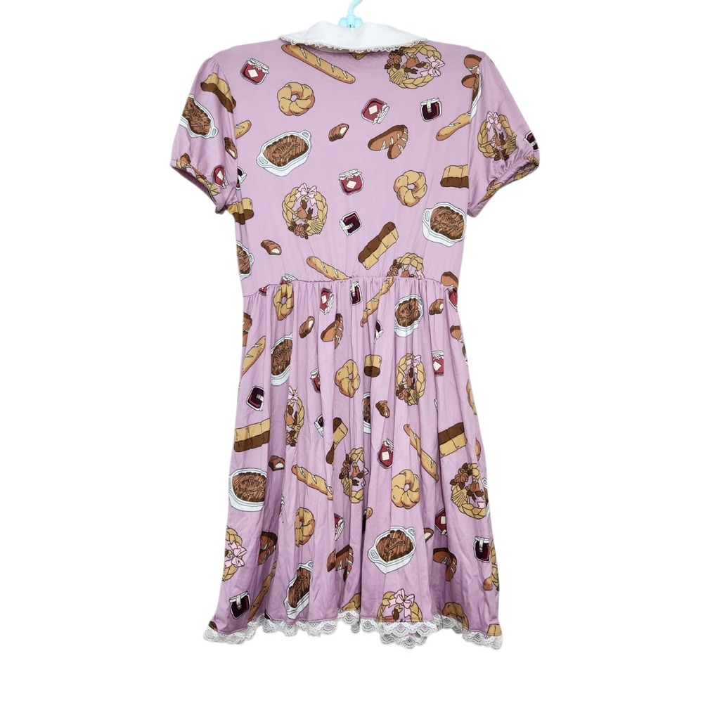 Kiki's Delivery Service Size Medium Sweets Dress Pink Peter Pan Collar Ghibli - Picture 4 of 11